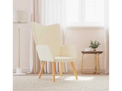 Clearance Poltrona | Cadeira Relax tecido cor SHL75883 Creme
