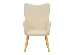 Clearance Poltrona | Cadeira Relax tecido cor SHL75883 Creme