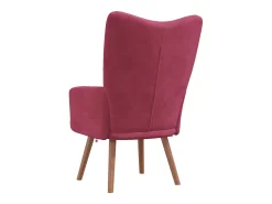 Poltrona* Poltrona | Cadeira Relax veludo tinto SHL451557 Vermelho