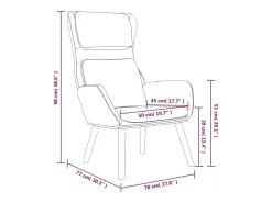 Poltrona| Poltrona | Cadeira Relax veludo SHL837508 Azul