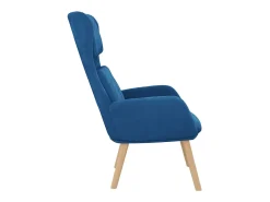Poltrona| Poltrona | Cadeira Relax veludo SHL837508 Azul