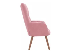 Poltrona | Cadeira Relax veludo SHL892921 Rosa