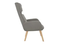 Poltrona| Poltrona | Cadeira Relax veludo -claro SHL100146 Cinzento