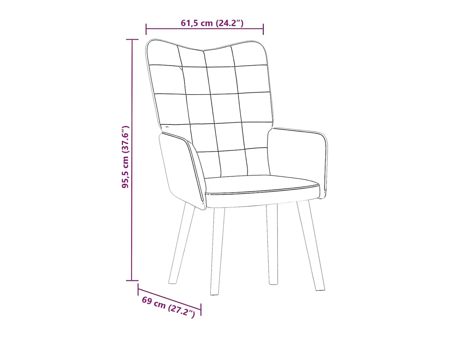 Poltrona| Poltrona | Cadeira Relax veludo SHL535987 Amarelo