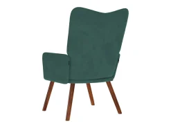 Discount Poltrona | Cadeira Relax veludo verde-escuro SHL613254 Verde pinho