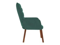 Discount Poltrona | Cadeira Relax veludo verde-escuro SHL613254 Verde pinho