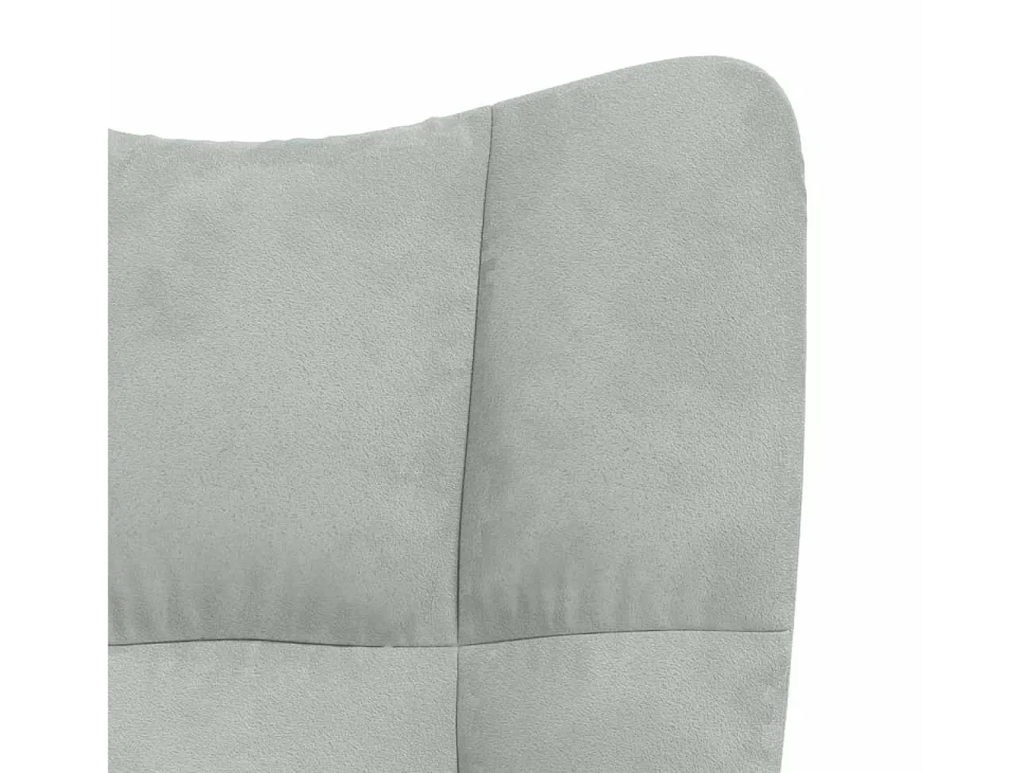 Outlet Poltrona | Cadeira Relax veludo -claro SHL44296 Cinzento