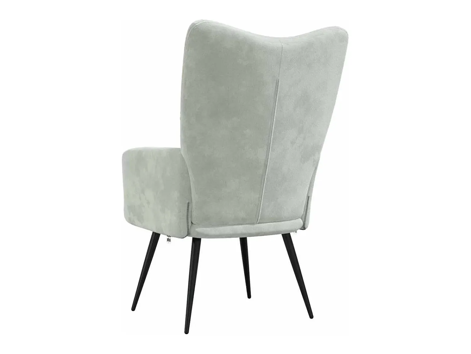 Poltrona| Poltrona | Cadeira Relax veludo -claro SHL124154 Cinzento