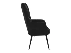 Poltrona* Poltrona | Cadeira Relax veludo SHL989750 Preto