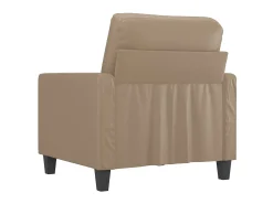Poltrona 60 cm couro artificial cappuccino PT851914^ Poltrona