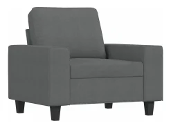 Poltrona* Poltrona 60 cm tecido -escuro PT657217 Cinzento