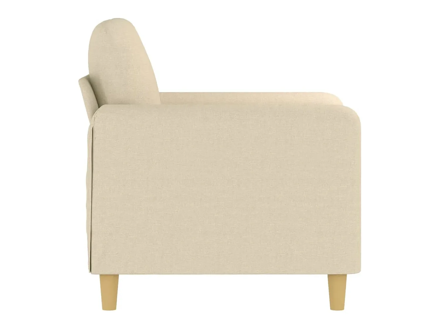 Poltrona* Poltrona 60 cm tecido cor PT455590 Creme