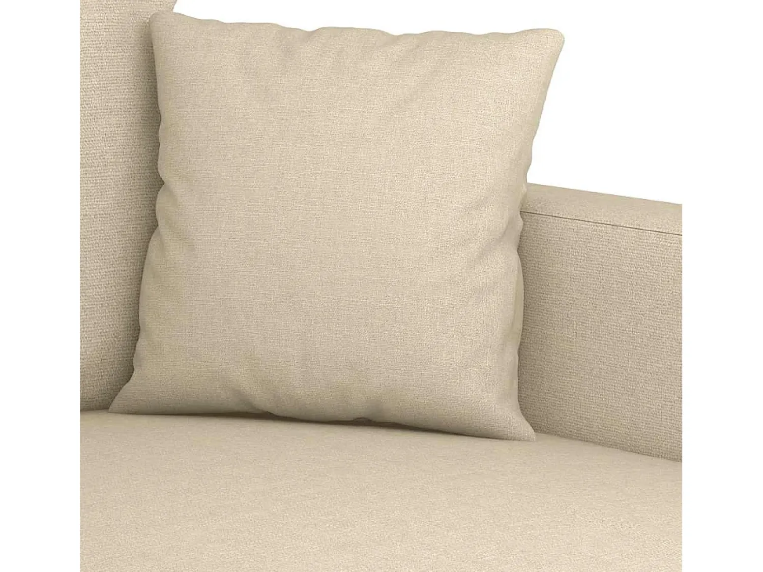 Poltrona|vidaxl Poltrona 60 cm tecido cor Creme