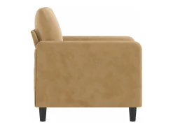 Poltrona* Poltrona 60 cm veludo PT310719 Castanho