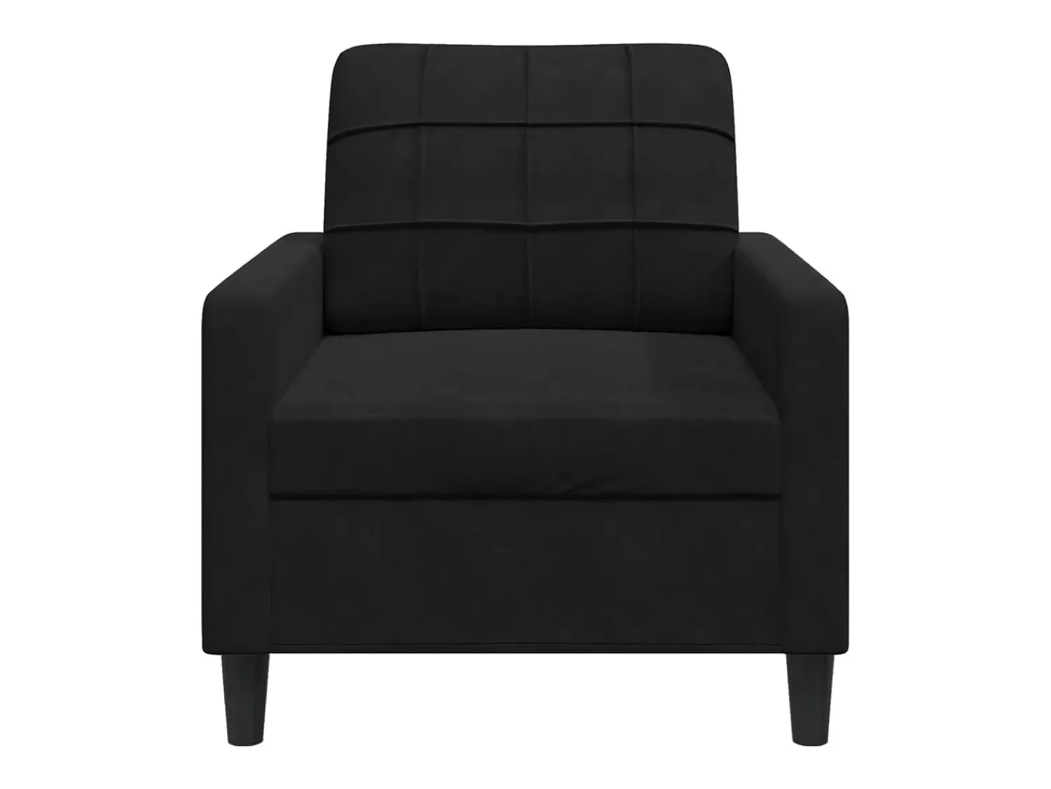 Poltrona* Poltrona 60 cm veludo PT161388 Preto