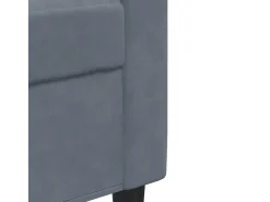 Poltrona|vidaxl Poltrona 60 cm veludo verde-escuro Cinzento