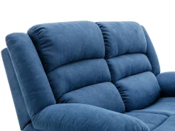 Poltrona|Vente-unique Poltrona articulada elétrica em tecido BUROLO Azul