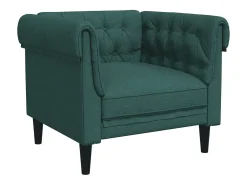 Online Poltrona chesterfield tecido -escuro PT473408 Verde