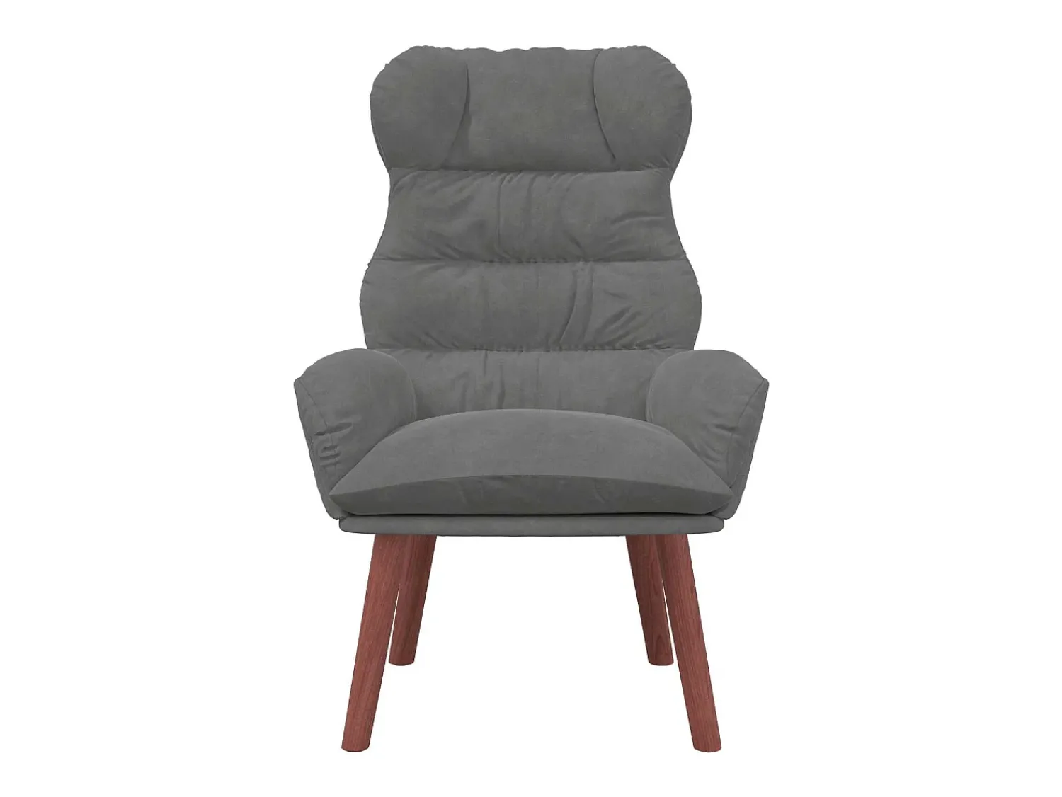 vidaxl poltrona Cinza Escuro 69 x 74 x 93 cm Veludo^ Poltrona