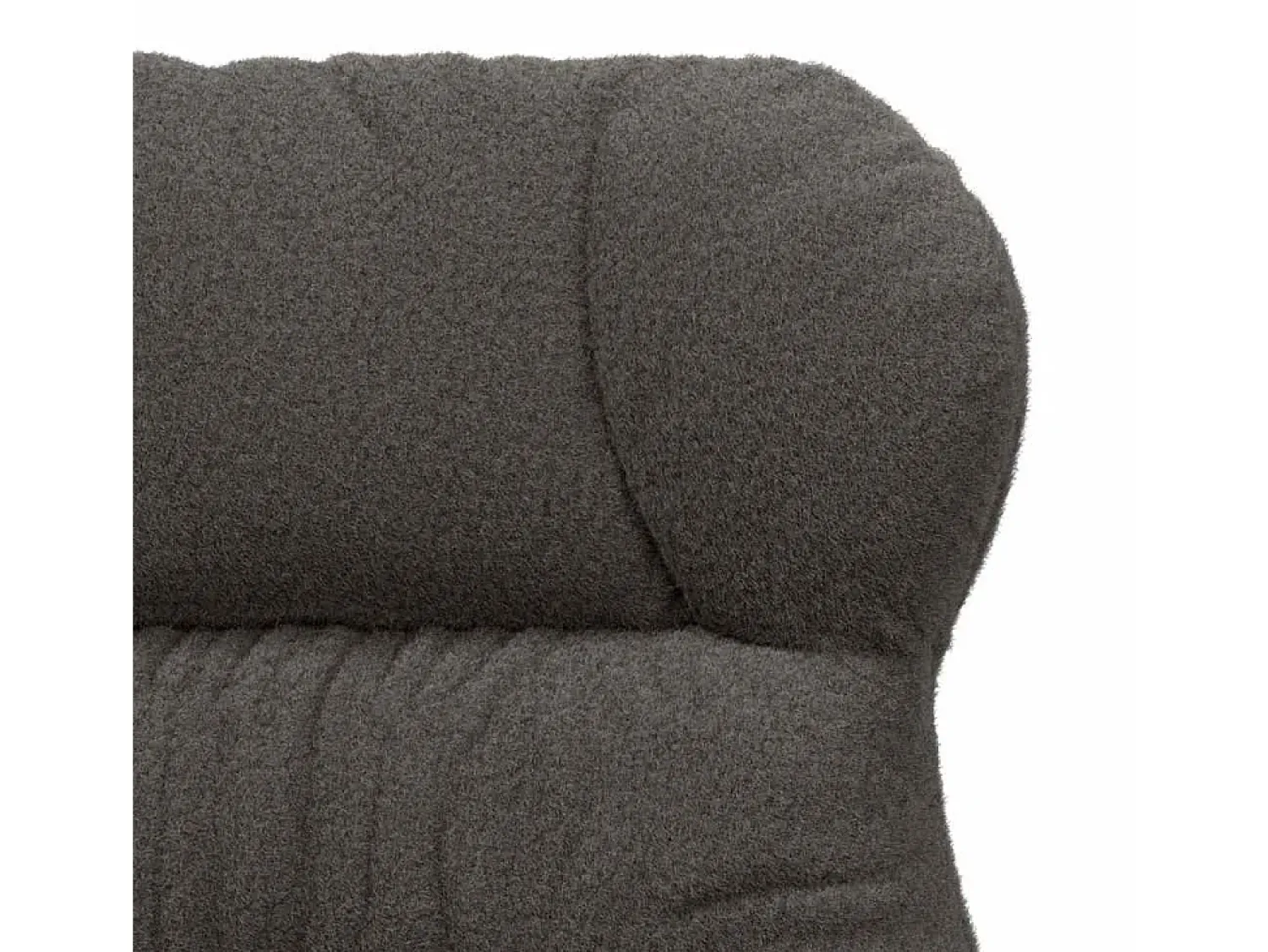 vidaxl poltrona Cinza Escuro 69 x 74 x 93 cm Tecido Sherpa^ Poltrona