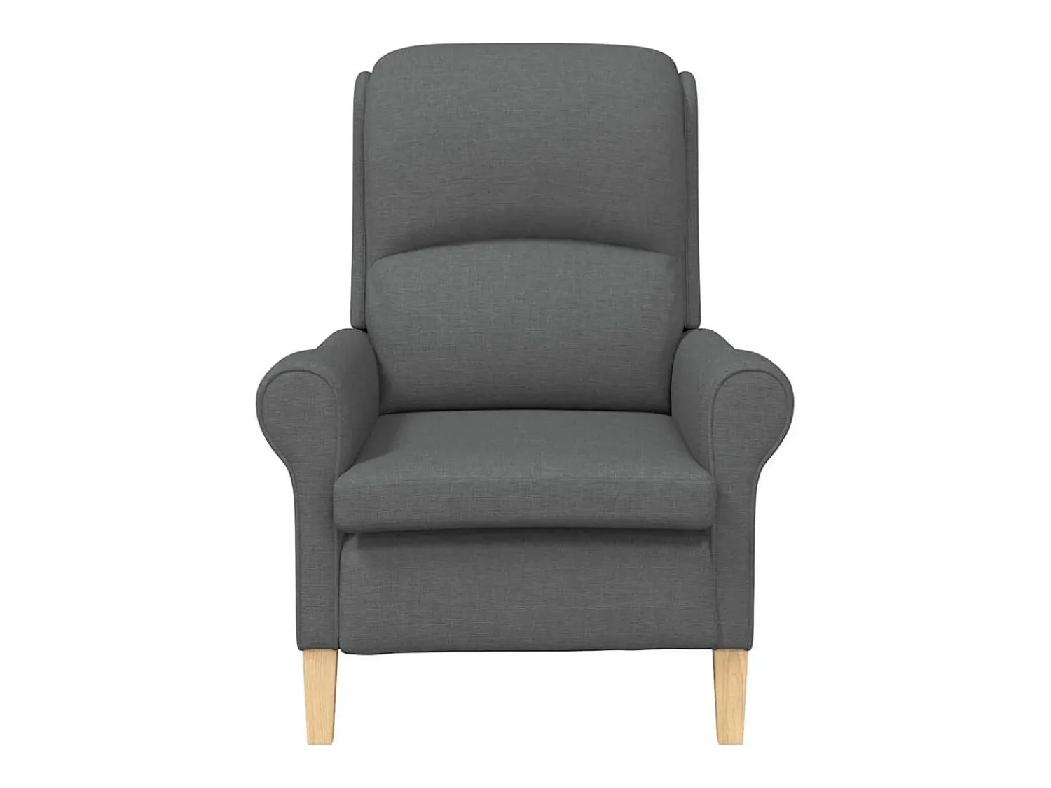 Poltrona*vidaxl poltrona escuro 76 x 94 x 102 cm tecido Cinzento