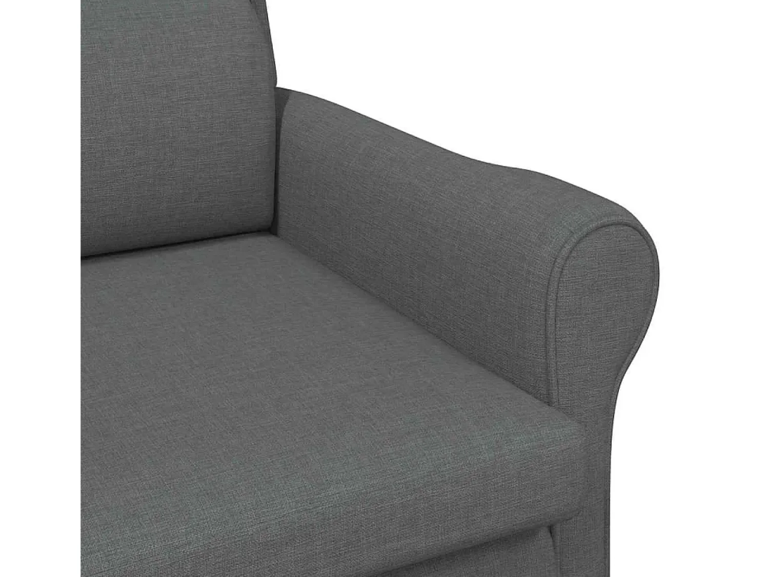 Poltrona*vidaxl poltrona escuro 76 x 94 x 102 cm tecido Cinzento