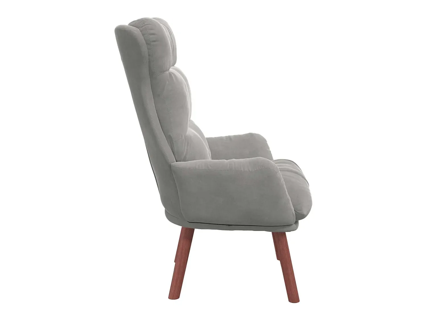 Poltrona*vidaxl poltrona Cinzento-claro 69 x 74 x 93 cm Veludo Cinzento claro
