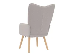 vidaxl poltrona Cinzento-claro 62 x 67 x 95,5 cm Tecido Sherpa^ Poltrona