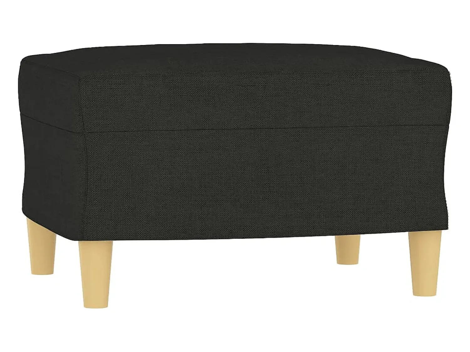 Poltrona| Poltrona com apoio de pés 60 cm tecido PT296828 Preto