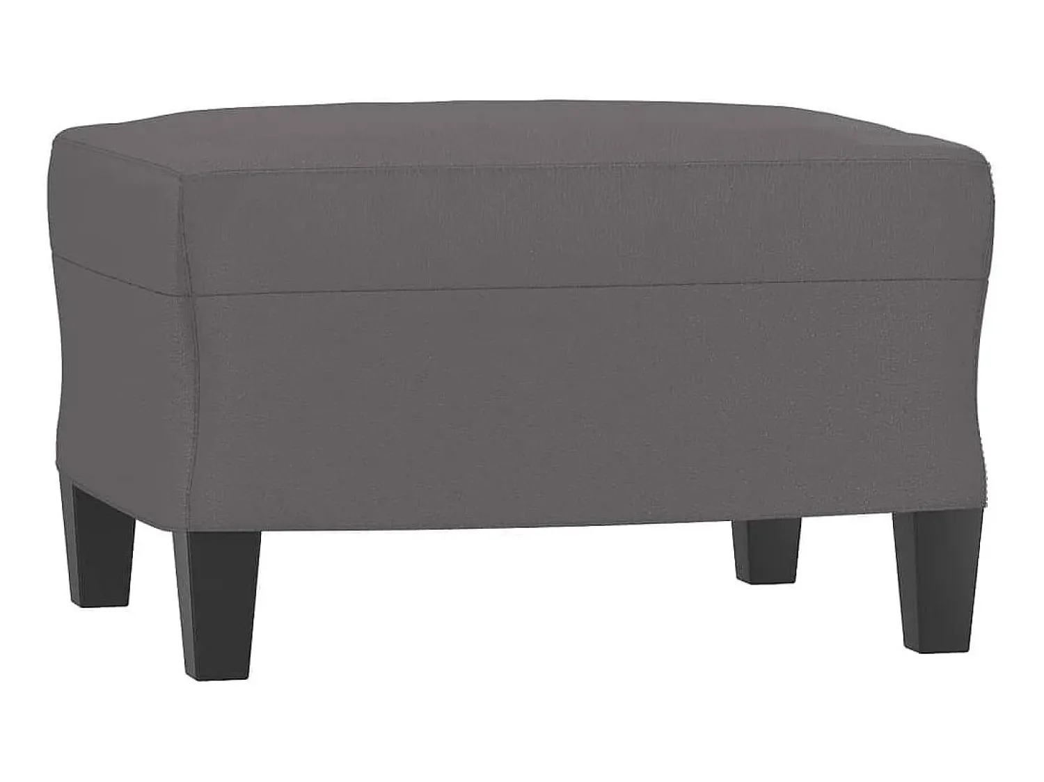 Poltrona com apoio de pés couro artificial 60 cm PT975983^ Poltrona