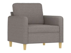Poltrona* Poltrona com apoio de pés 60 cm tecido cinza-acastanhado PT447984 Taupe