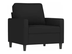 Poltrona* Poltrona com apoio de pés 60 cm veludo PT643127 Preto