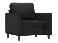 Poltrona com apoio de pés couro artificial 60 cm PT231396^ Poltrona