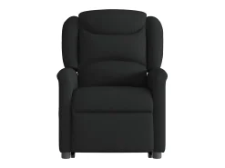 Poltrona| Poltrona Confortável | Poltrona reclinável elevatória elétrica tecido SHL659499 Preto