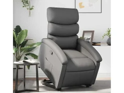 Poltrona Confortável | Poltrona reclinável elevatória couro artificial SHL423751^ Poltrona