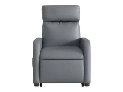 Poltrona| Poltrona Confortável | Poltrona reclinável elevatória elétrica couro artif. SHL136941 Cinzento