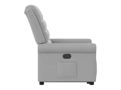 Discount Poltrona Confortável | Poltrona reclinável elevatória tecido -nublado SHL869048 Cinzento