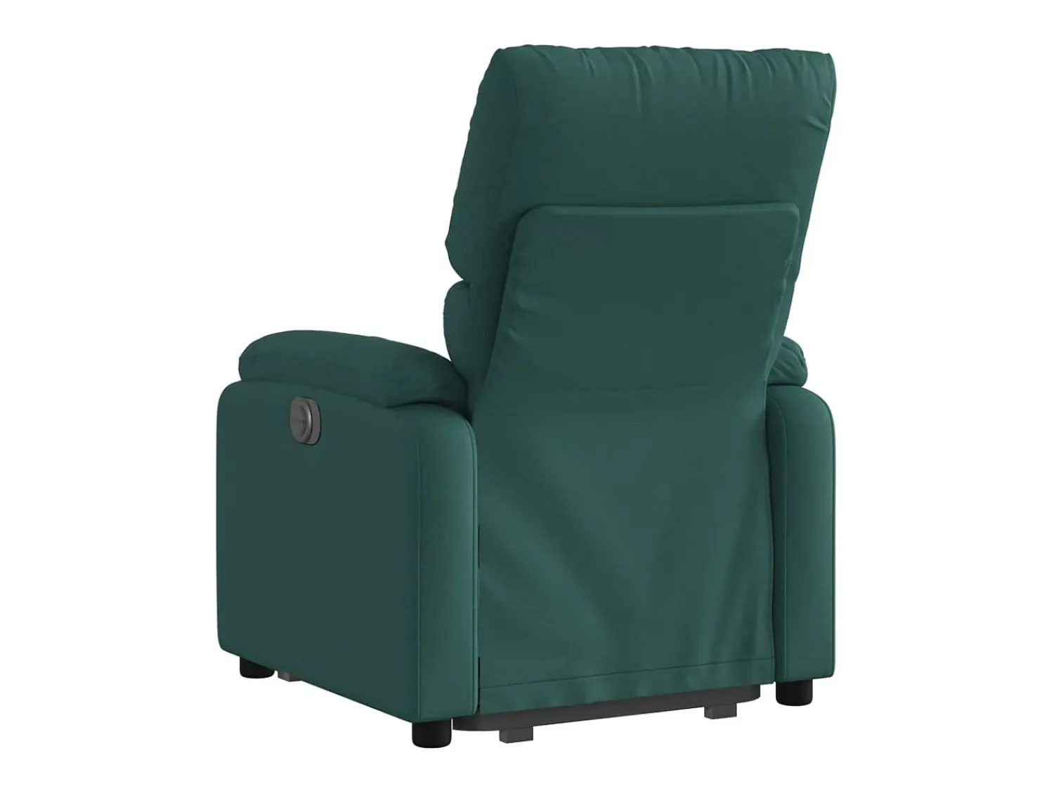 Poltrona Confortável | Poltrona reclinável elevatória tecido verde-escuro SHL327375^ Poltrona