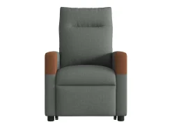 Poltrona* Poltrona Confortável | Poltrona reclinável elevatória tecido cinzento-escuro SHL757023 Cinza antracite
