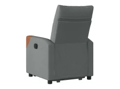 Poltrona* Poltrona Confortável | Poltrona reclinável elevatória tecido cinzento-escuro SHL757023 Cinza antracite