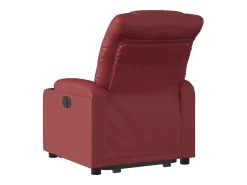Poltrona Confortável | Poltrona reclinável elevatória couro artificial tinto SHL761103^ Poltrona