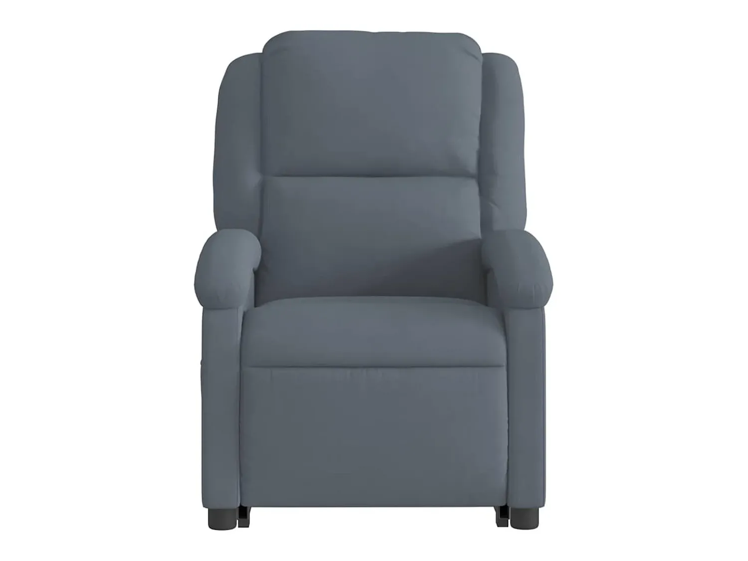 Poltrona* Poltrona Confortável | Poltrona reclinável elevatória elétrica veludo -escuro SHL456423 Cinzento