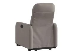 Poltrona| Poltrona Confortável | Poltrona reclinável elevatória elétrica cinza-acastanhado SHL355868 Taupe