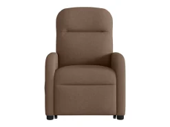 Poltrona* Poltrona Confortável | Poltrona reclinável elevatória tecido SHL125855 Castanho
