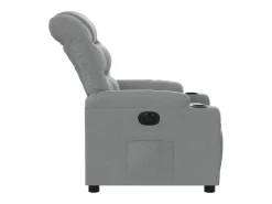 Poltrona| Poltrona Confortável | Poltrona reclinável elétrica tecido -claro SHL975881 Cinzento