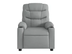 Poltrona| Poltrona Confortável | Poltrona reclinável elétrica tecido -claro SHL975881 Cinzento