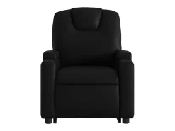 Poltrona* Poltrona Confortável | Poltrona reclinável elevatória couro artificial SHL525553 Preto
