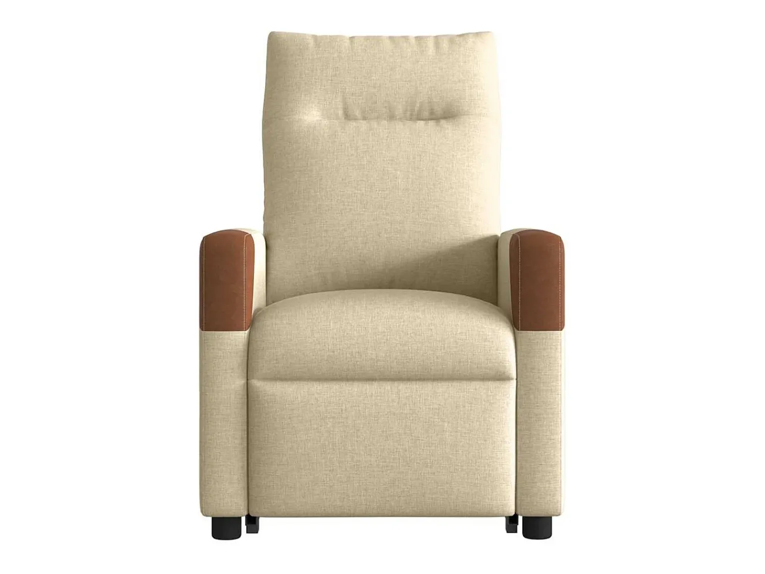 Poltrona| Poltrona Confortável | Poltrona reclinável elevatória elétrica tecido cor SHL770495 Creme