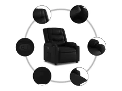 Poltrona Confortável | Poltrona reclinável elevatória couro artificial SHL326043^ Poltrona