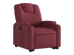 Poltrona* Poltrona Confortável | Poltrona reclinável elevatória tecido tinto SHL964713 Vermelho
